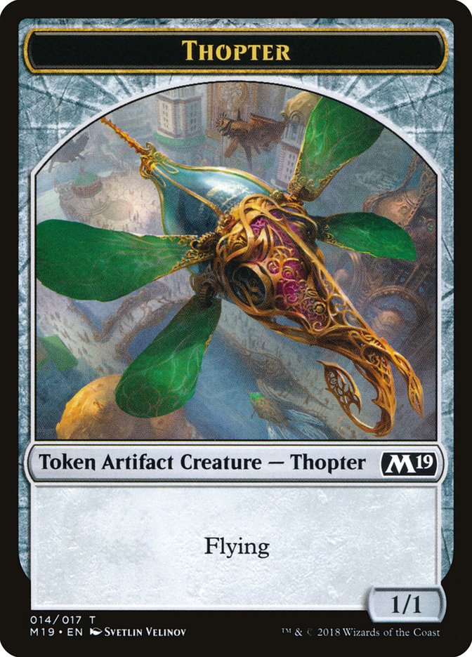 Zombie // Thopter Double-Sided Token (Game Night) [Core Set 2019 Tokens] | Lots Moore NSW