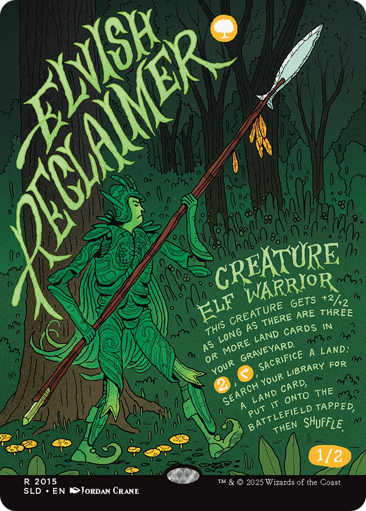 Elvish Reclaimer (Rainbow Foil) [Secret Lair Drop Series] | Lots Moore NSW