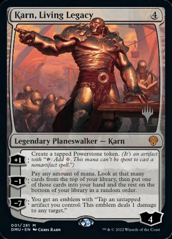 Karn, Living Legacy (Promo Pack) [Dominaria United Promos] | Lots Moore NSW