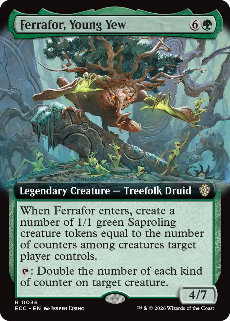 Ferrafor, Young Yew (Extended Art) [Lorwyn Eclipsed Commander] | Lots Moore NSW
