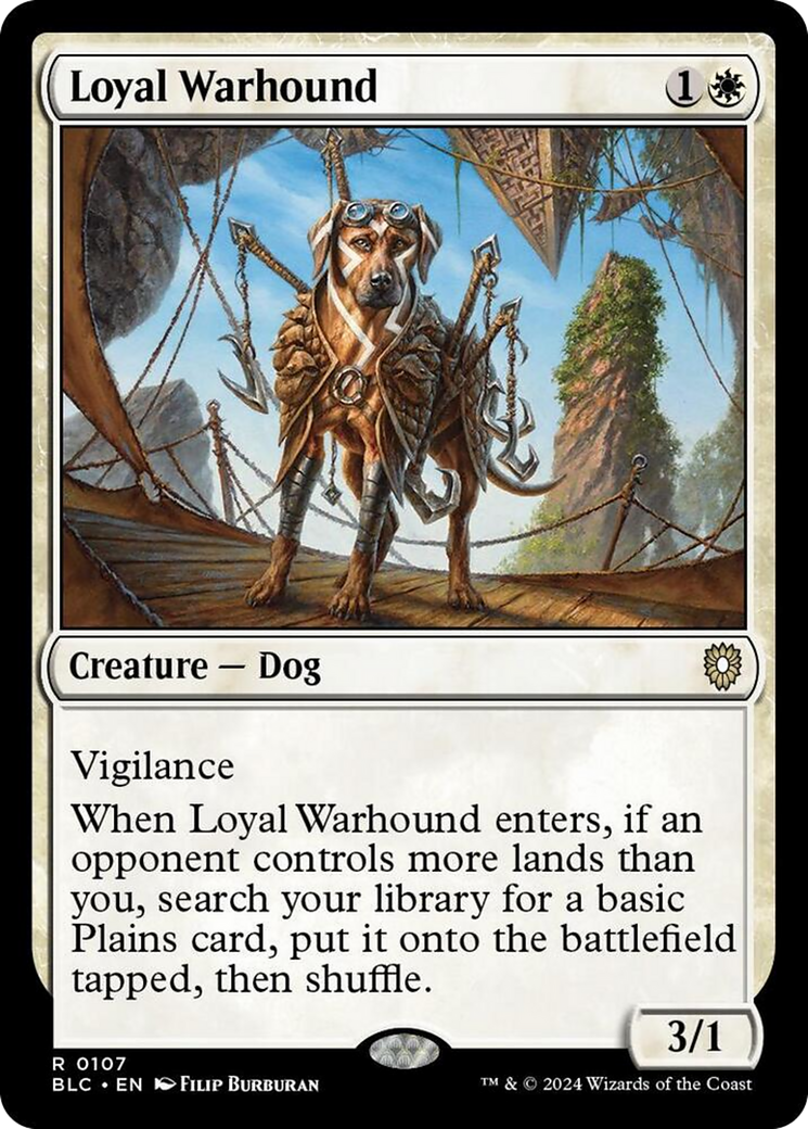 Loyal Warhound [Bloomburrow Commander] | Lots Moore NSW