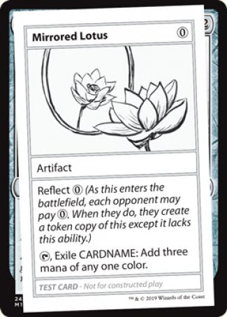 Mirrored Lotus (2021 Edition) [Mystery Booster Playtest Cards] | Lots Moore NSW