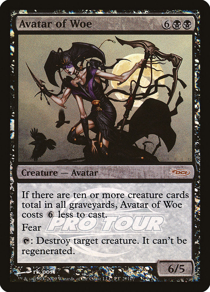 Avatar of Woe (Pro Tour) [Pro Tour Promos] | Lots Moore NSW