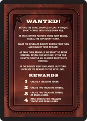 Bounty: Eriana, Wrecking Ball // Bounty Rules Double-Sided Token [Outlaws of Thunder Junction Commander Tokens] | Lots Moore NSW