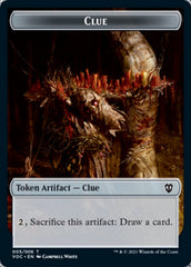 Angel // Clue Double-Sided Token [Innistrad: Crimson Vow Commander Tokens] | Lots Moore NSW