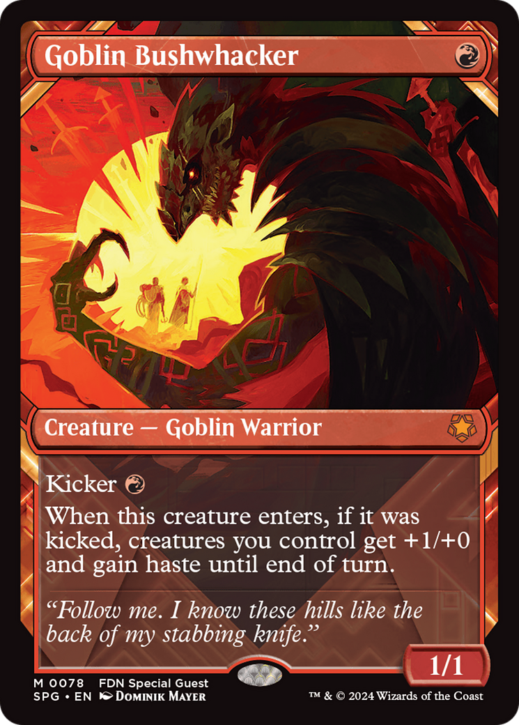 Goblin Bushwhacker (Showcase) [Foundations Special Guests] | Lots Moore NSW