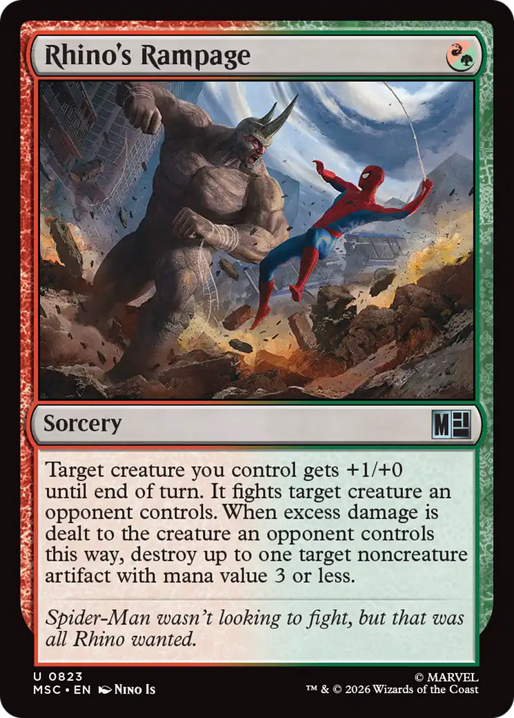 Rhino's Rampage [Marvel Super Heroes Commander] | Lots Moore NSW