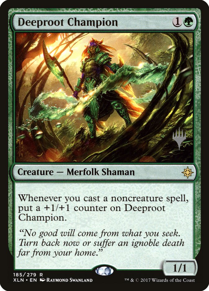 Deeproot Champion (Promo Pack) [Ixalan Promos] | Lots Moore NSW