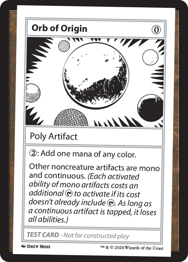 Orb of Origin [Mystery Booster 2 Playtest Cards] | Lots Moore NSW
