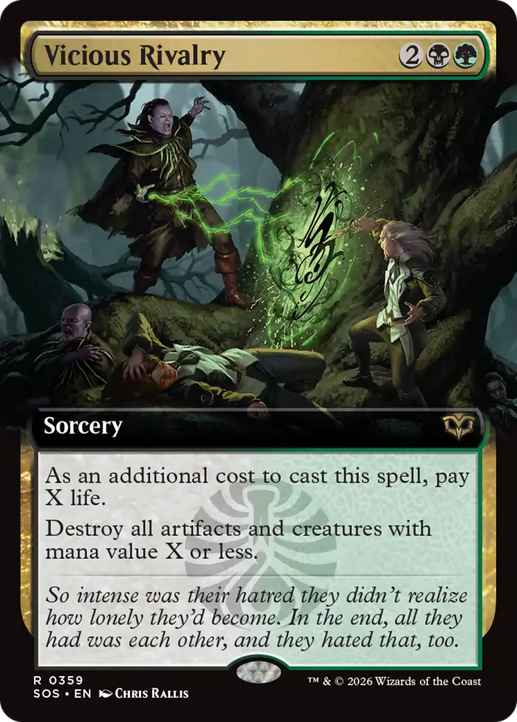 Vicious Rivalry (Extended Art) [Secrets of Strixhaven] | Lots Moore NSW