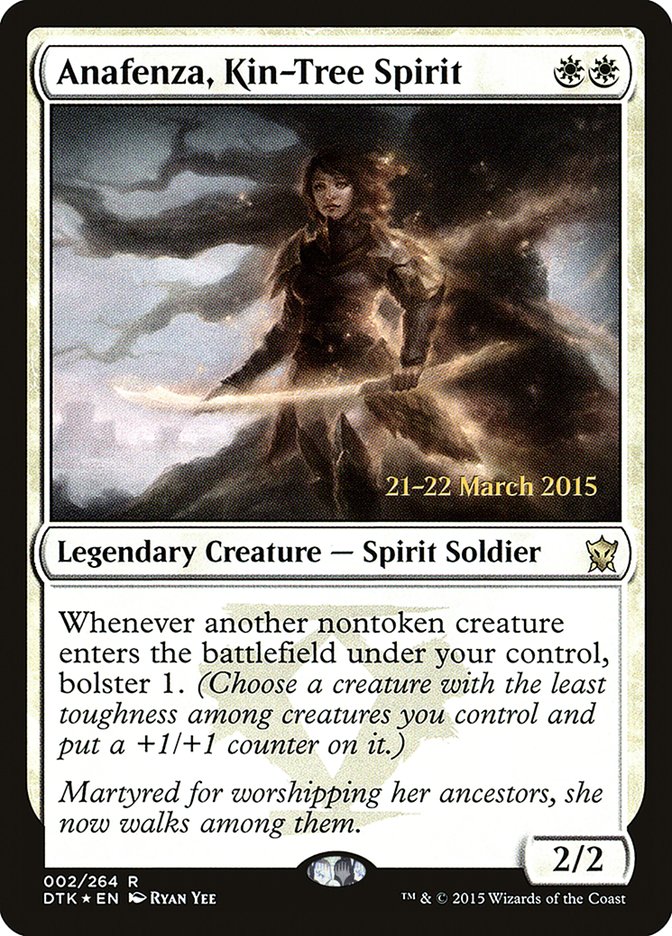 Anafenza, Kin-Tree Spirit [Dragons of Tarkir Prerelease Promos] | Lots Moore NSW