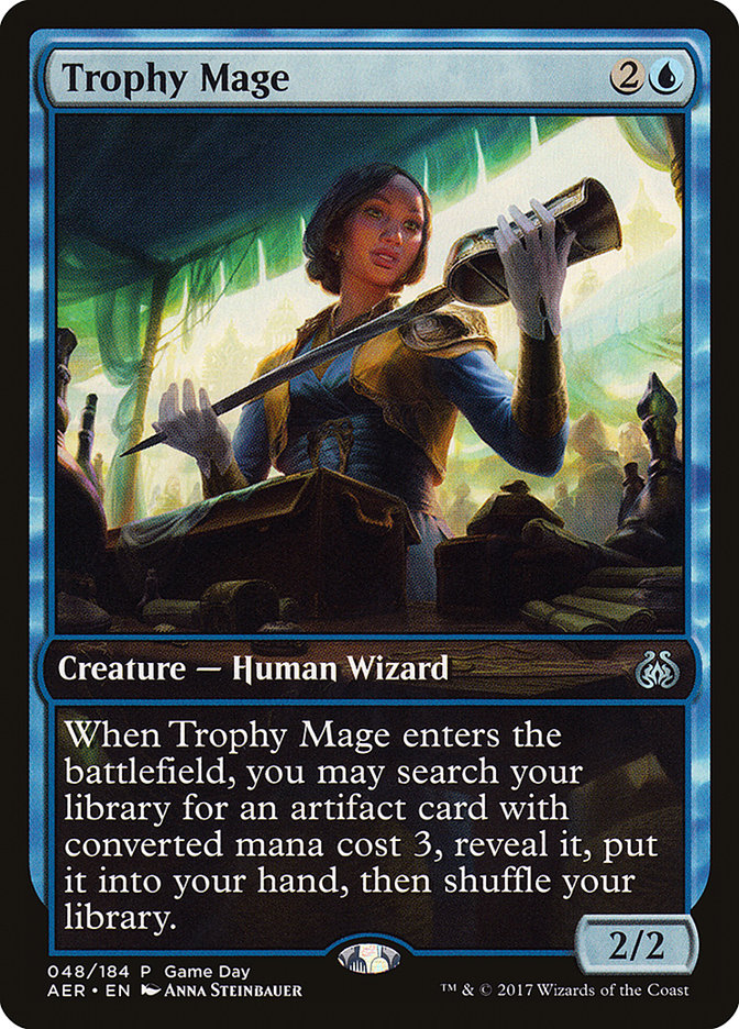 Trophy Mage (Game Day) [Aether Revolt Promos] | Lots Moore NSW