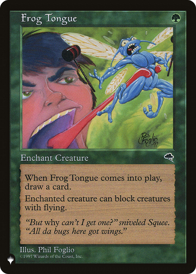 Frog Tongue [The List Reprints] | Lots Moore NSW