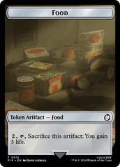 Warrior // Food (0012) Double-Sided Token [Fallout Tokens] | Lots Moore NSW