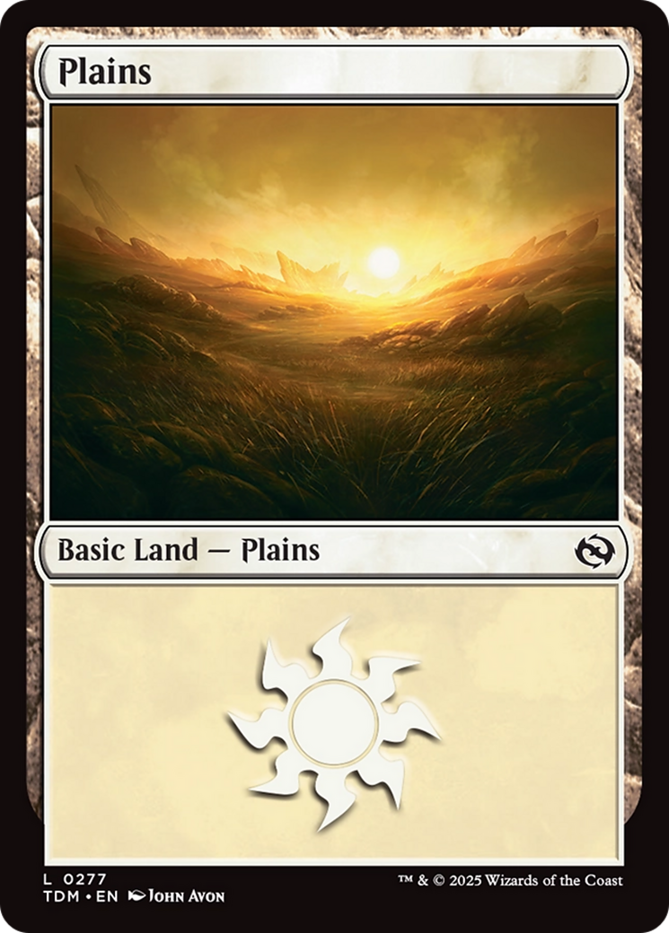 Plains (0277) [Tarkir: Dragonstorm] | Lots Moore NSW