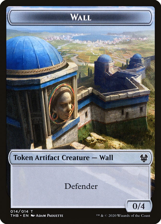Satyr // Wall Double-Sided Token [Theros Beyond Death Tokens] | Lots Moore NSW
