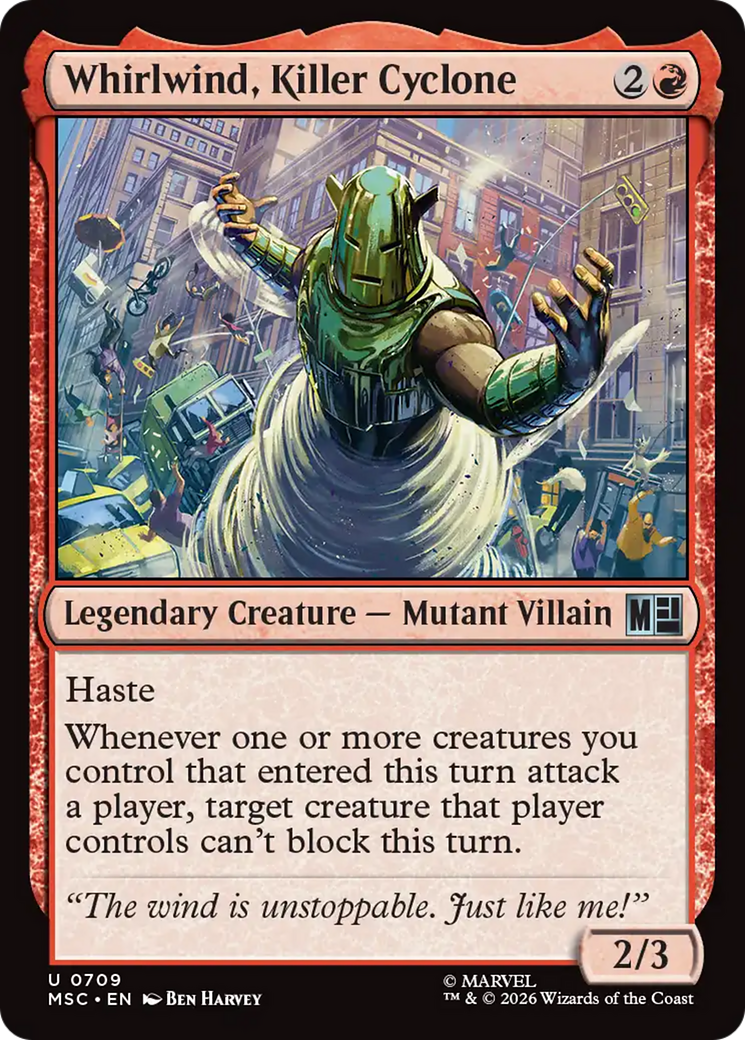 Whirlwind, Killer Cyclone [Marvel Super Heroes Commander] | Lots Moore NSW