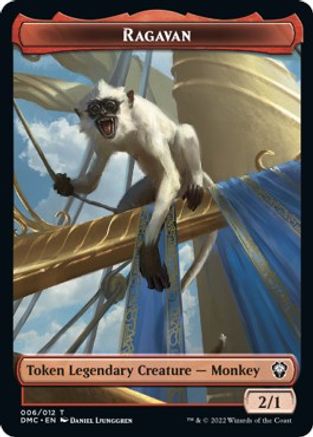 Ragavan // Treasure Double-Sided Token [Dominaria United Commander Tokens] | Lots Moore NSW