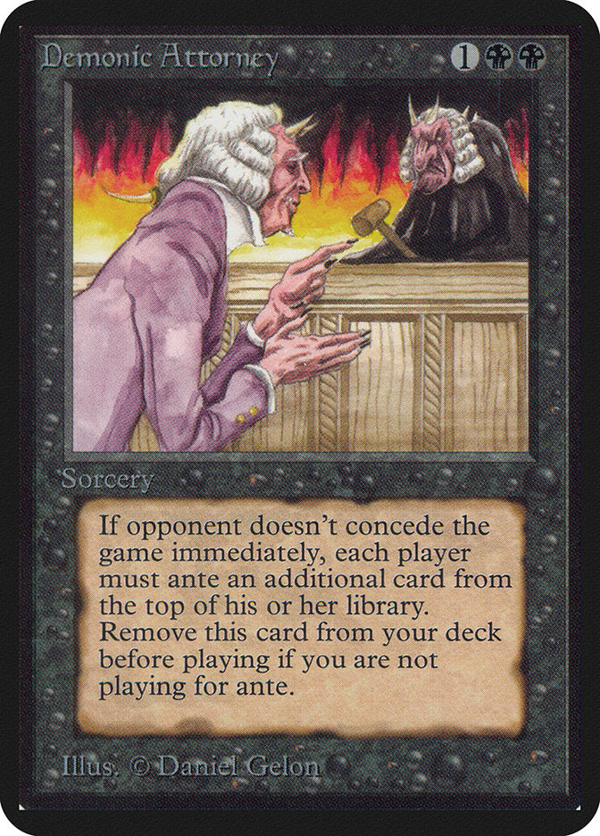 Demonic Attorney [Alpha Edition] | Lots Moore NSW