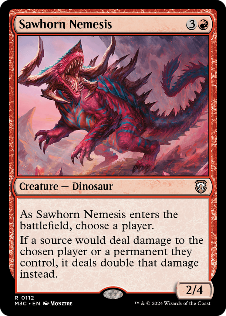 Sawhorn Nemesis [Modern Horizons 3 Commander] | Lots Moore NSW