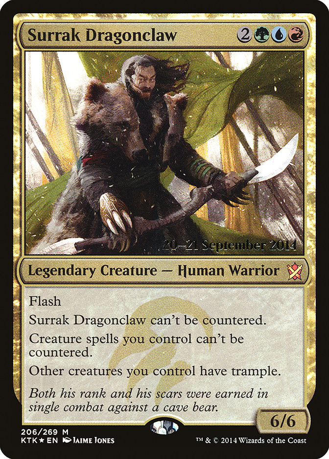 Surrak Dragonclaw [Khans of Tarkir Prerelease Promos] | Lots Moore NSW