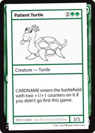 Patient Turtle (2021 Edition) [Mystery Booster Playtest Cards] | Lots Moore NSW