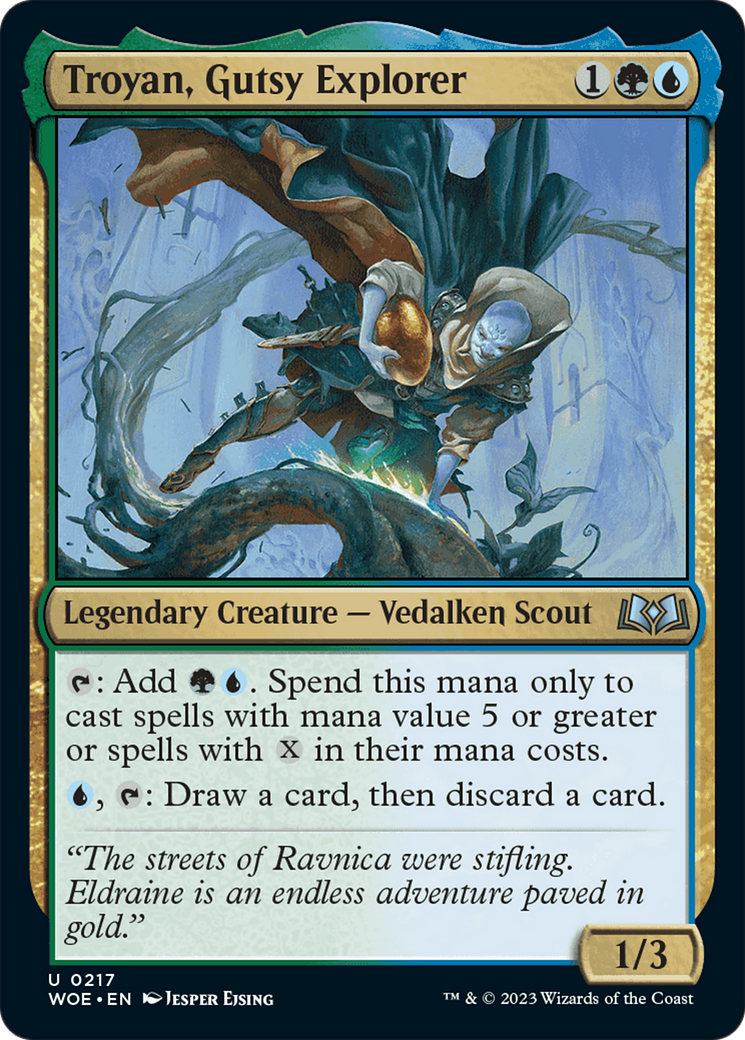 Troyan, Gutsy Explorer [Wilds of Eldraine] | Lots Moore NSW