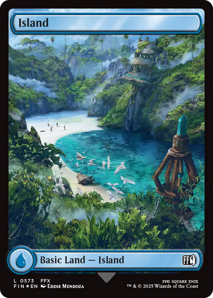 Island (0573) (Surge Foil) [FINAL FANTASY] | Lots Moore NSW