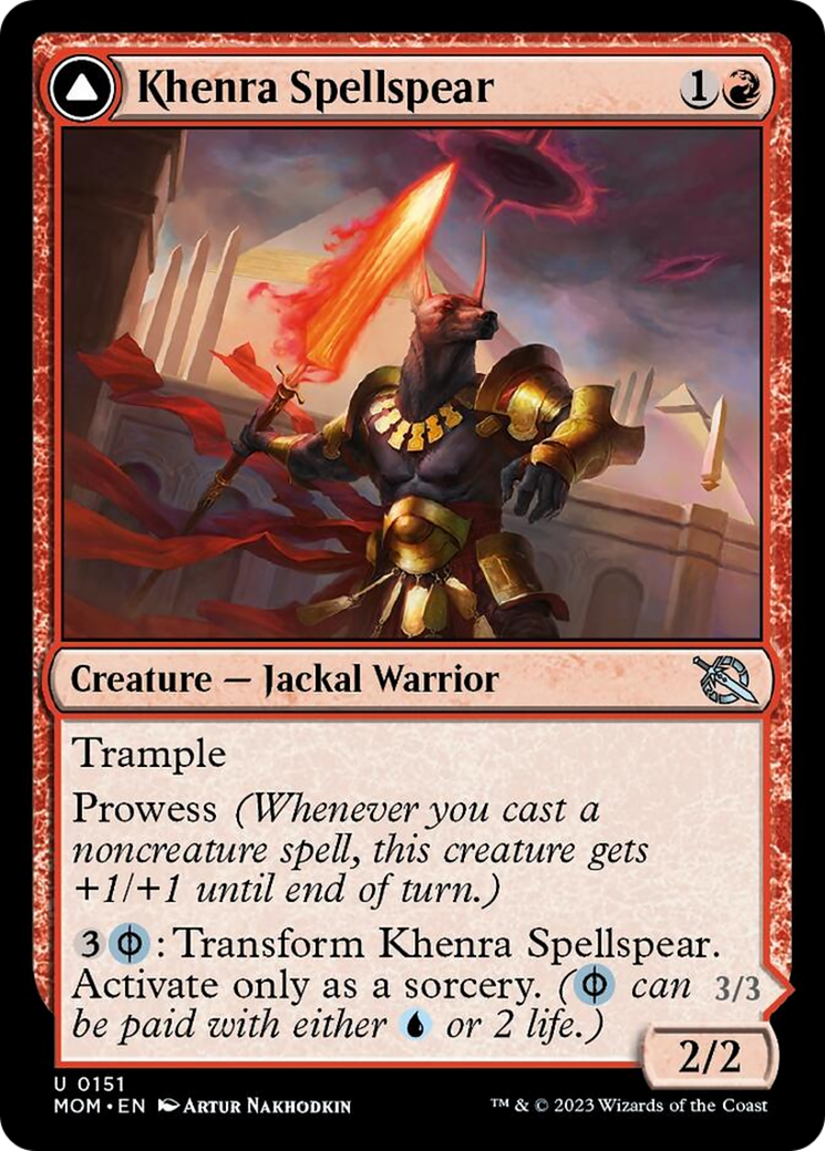 Khenra Spellspear // Gitaxian Spellstalker [March of the Machine] | Lots Moore NSW