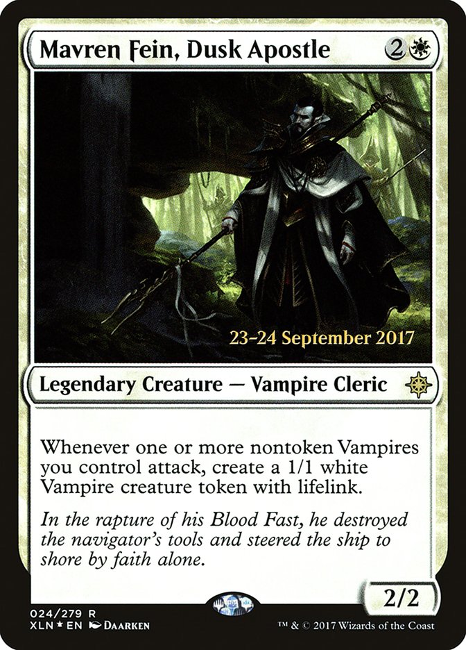 Mavren Fein, Dusk Apostle [Ixalan Prerelease Promos] | Lots Moore NSW