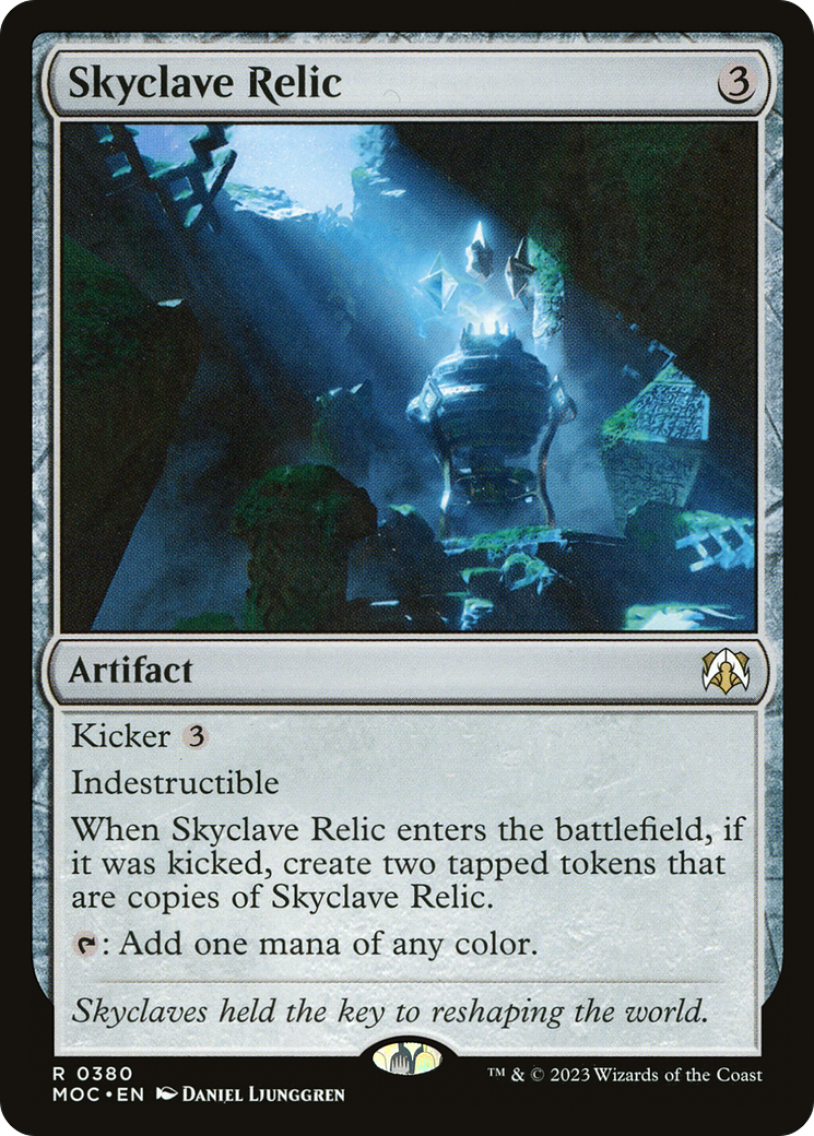 Skyclave Relic [March of the Machine Commander] | Lots Moore NSW