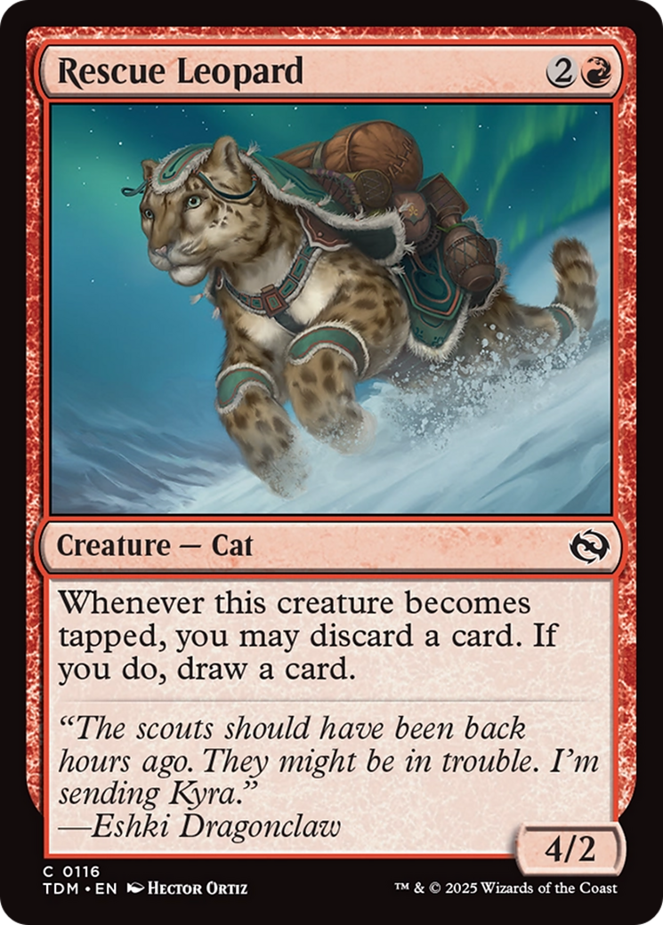 Rescue Leopard [Tarkir: Dragonstorm] | Lots Moore NSW