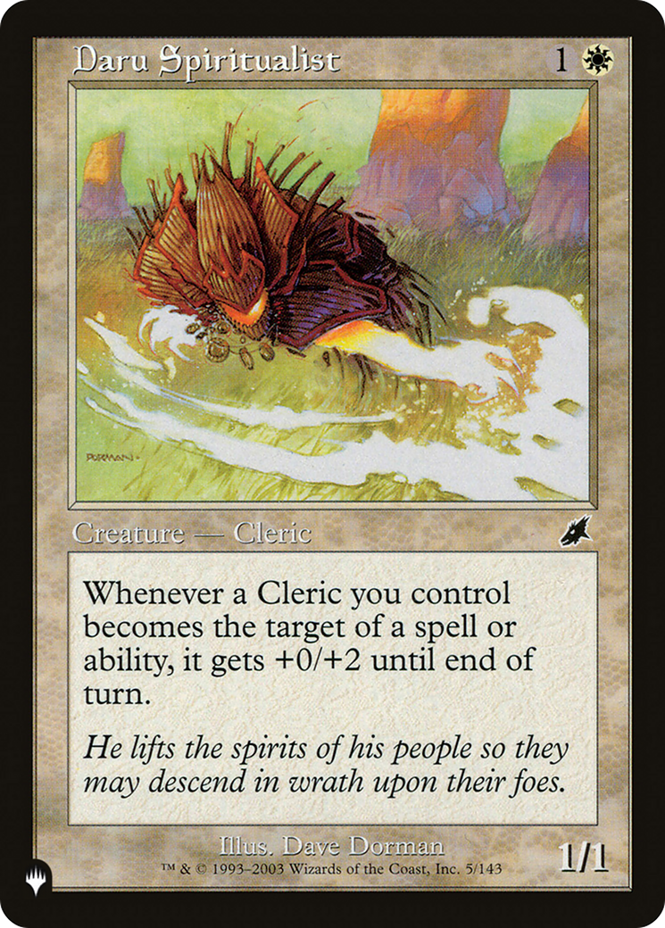 Daru Spiritualist [The List Reprints] | Lots Moore NSW