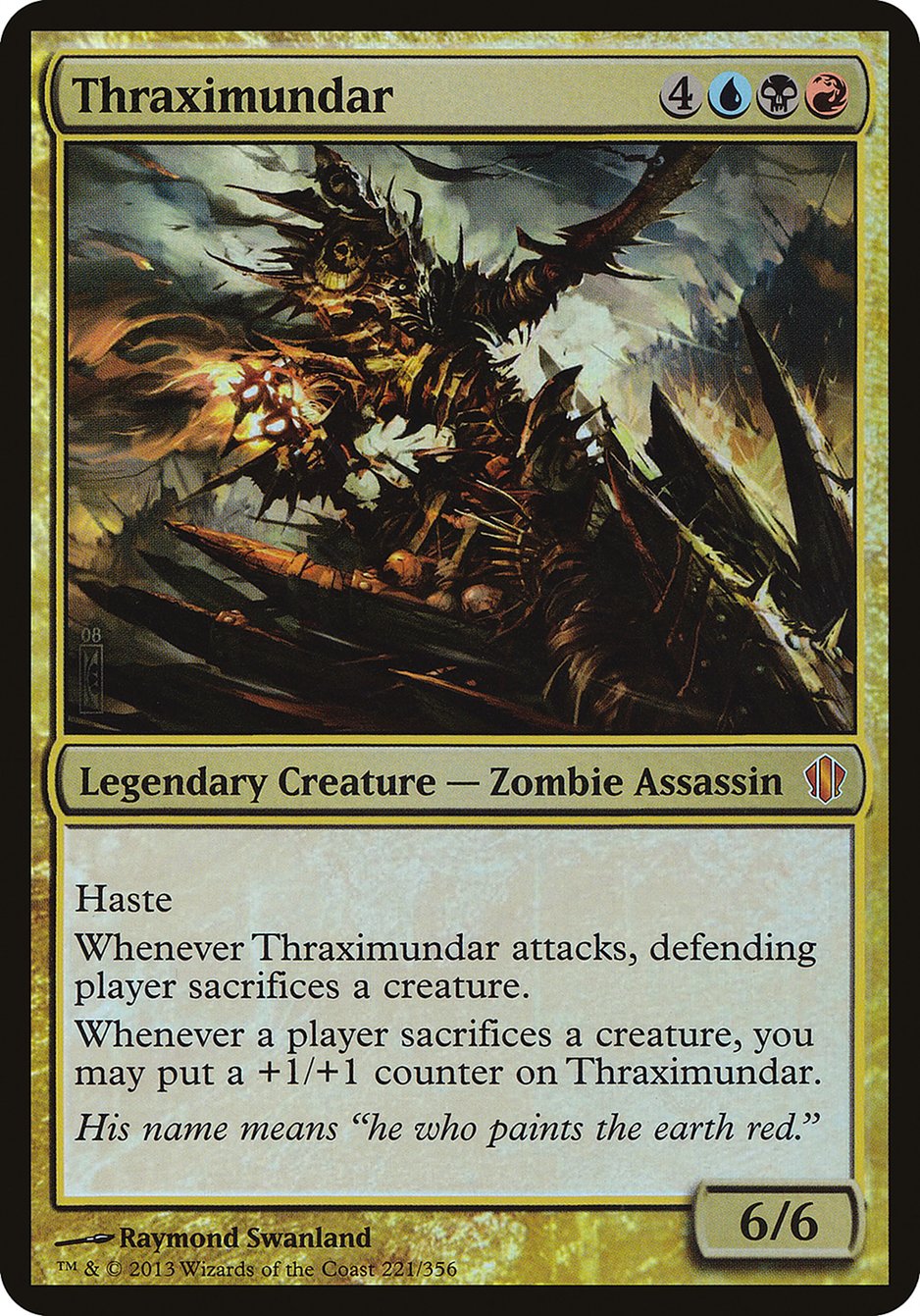 Thraximundar (Oversized) [Commander 2013 Oversized] | Lots Moore NSW