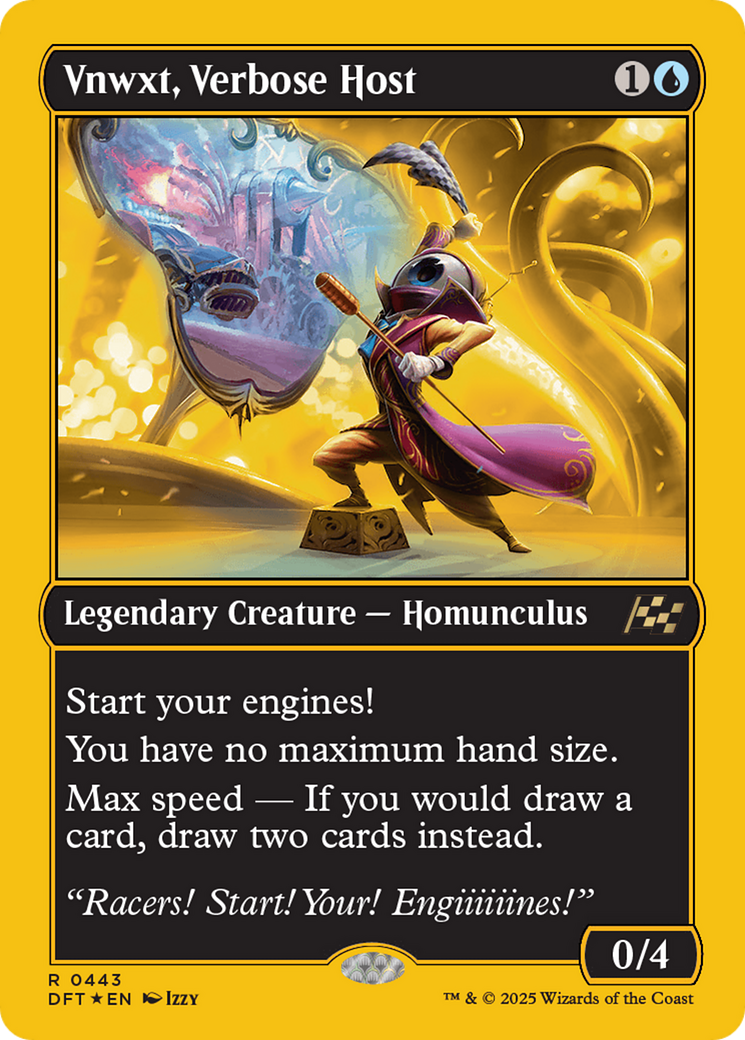 Vnwxt, Verbose Host (First-Place Foil) [Aetherdrift] | Lots Moore NSW
