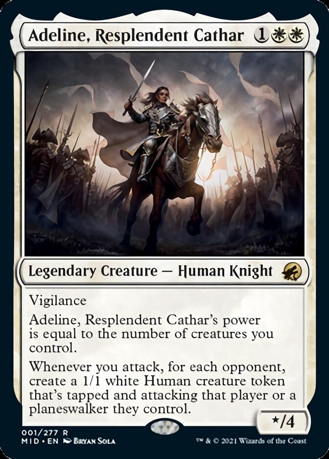 Adeline, Resplendent Cathar [Innistrad: Midnight Hunt] | Lots Moore NSW