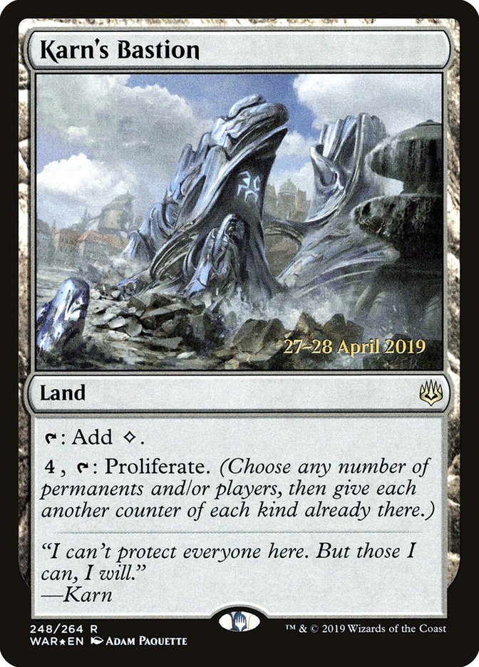Karn's Bastion [War of the Spark Prerelease Promos] | Lots Moore NSW