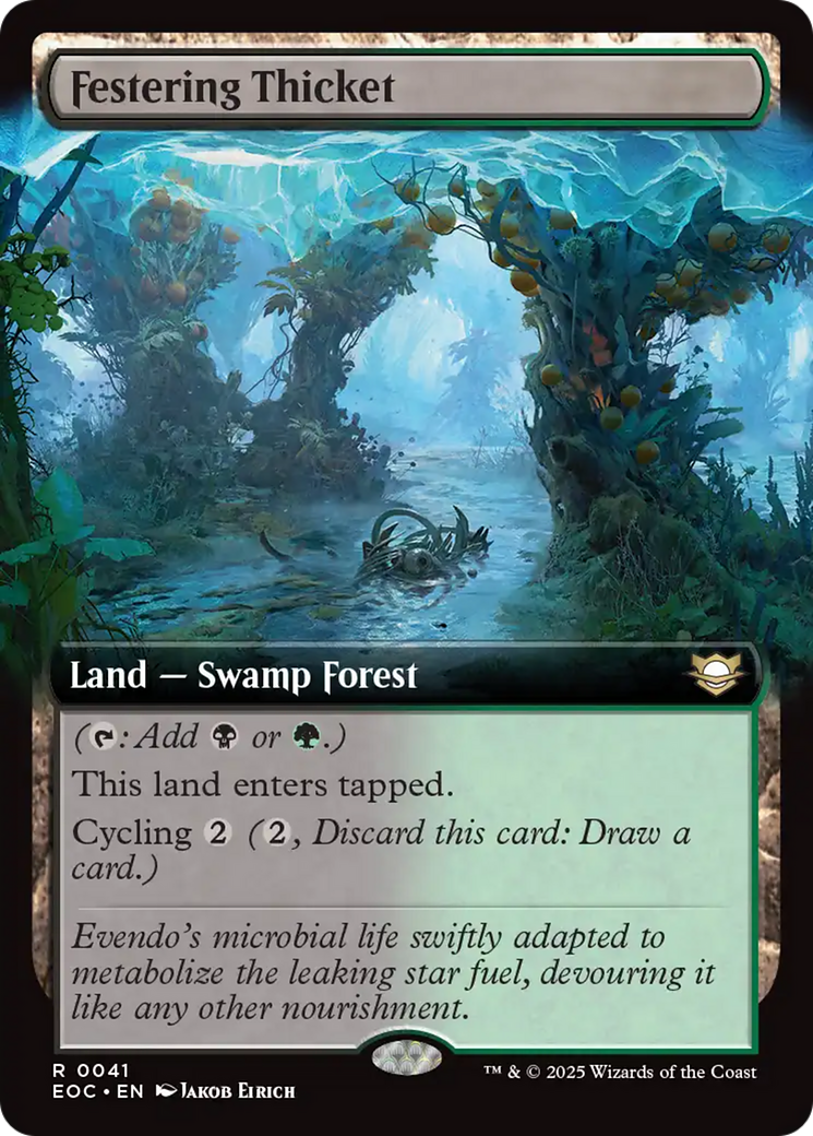 Festering Thicket (Extended Art) [Edge of Eternities Commander] | Lots Moore NSW