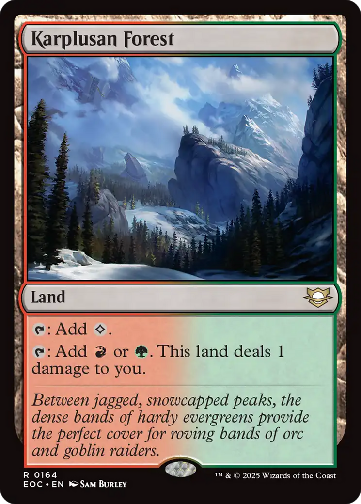 Karplusan Forest [Edge of Eternities Commander] | Lots Moore NSW