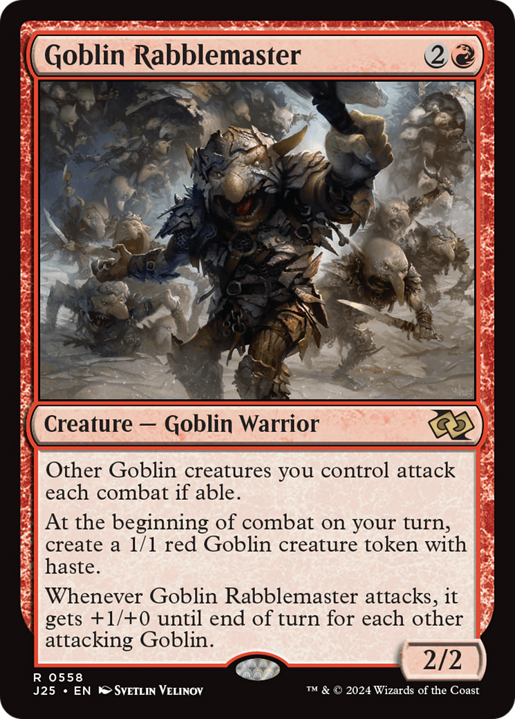 Goblin Rabblemaster [Foundations Jumpstart] | Lots Moore NSW