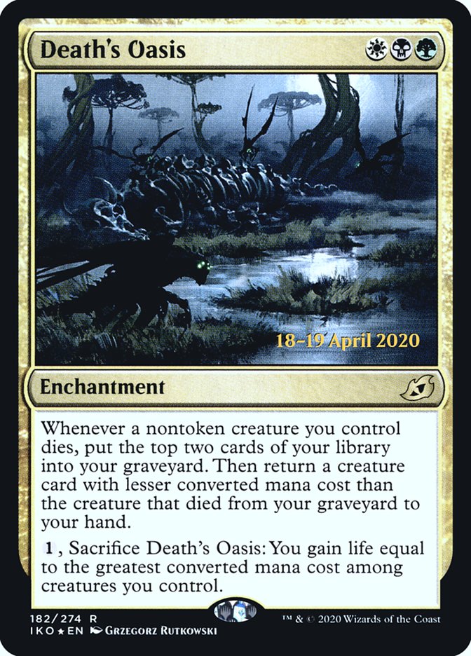 Death's Oasis [Ikoria: Lair of Behemoths Prerelease Promos] | Lots Moore NSW