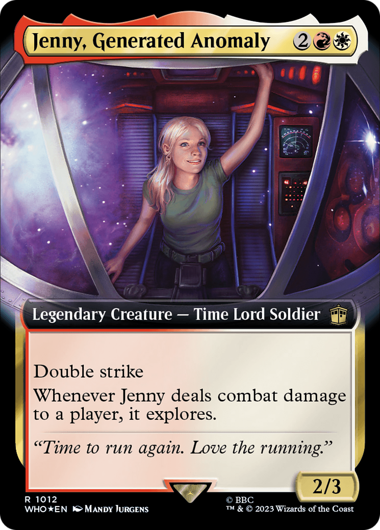 Jenny, Generated Anomaly (Extended Art) (Surge Foil) [Doctor Who] | Lots Moore NSW
