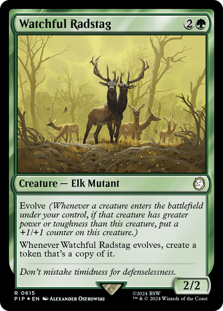 Watchful Radstag (Surge Foil) [Fallout] | Lots Moore NSW