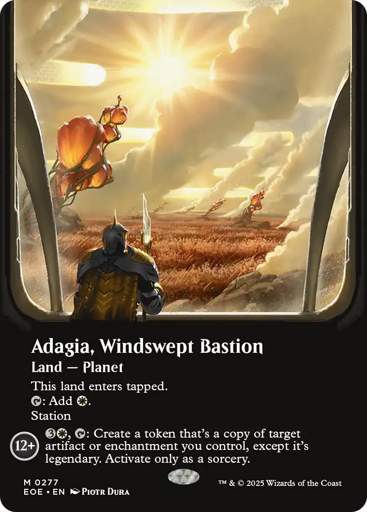 Adagia, Windswept Bastion (Borderless) [Edge of Eternities] | Lots Moore NSW