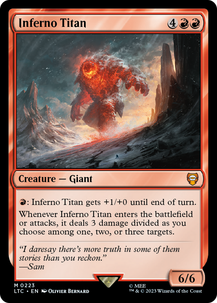 Inferno Titan [The Lord of the Rings: Tales of Middle-Earth Commander] | Lots Moore NSW