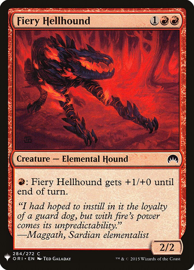 Fiery Hellhound [Mystery Booster] | Lots Moore NSW