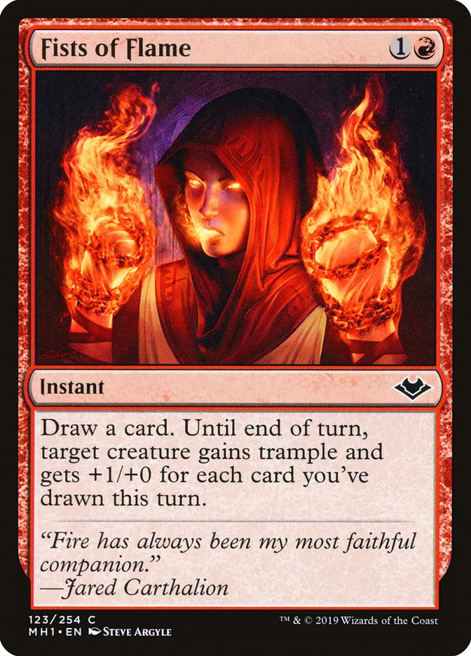 Fists of Flame [Modern Horizons] | Lots Moore NSW