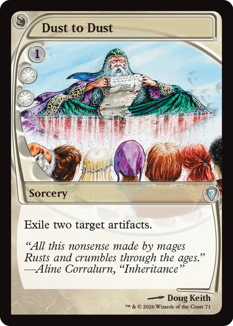 Dust to Dust (Future Sight) [Mystery Booster: Commander Edition] | Lots Moore NSW