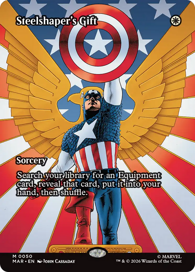 Steelshaper's Gift (Borderless) [Marvel Universe: Eternal-Legal] | Lots Moore NSW