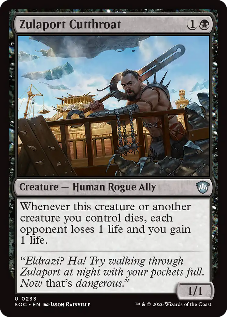 Zulaport Cutthroat [Secrets of Strixhaven Commander] Magic: The Gathering | Lots Moore NSW